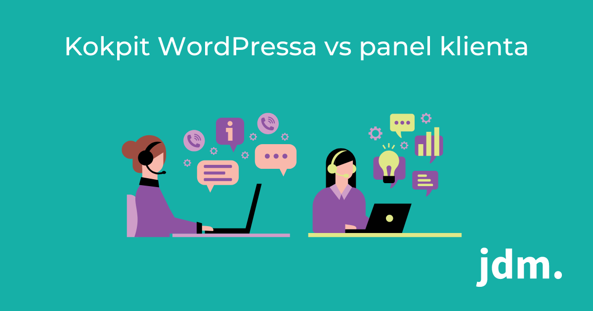 Kokpit WordPressa vs panel klienta